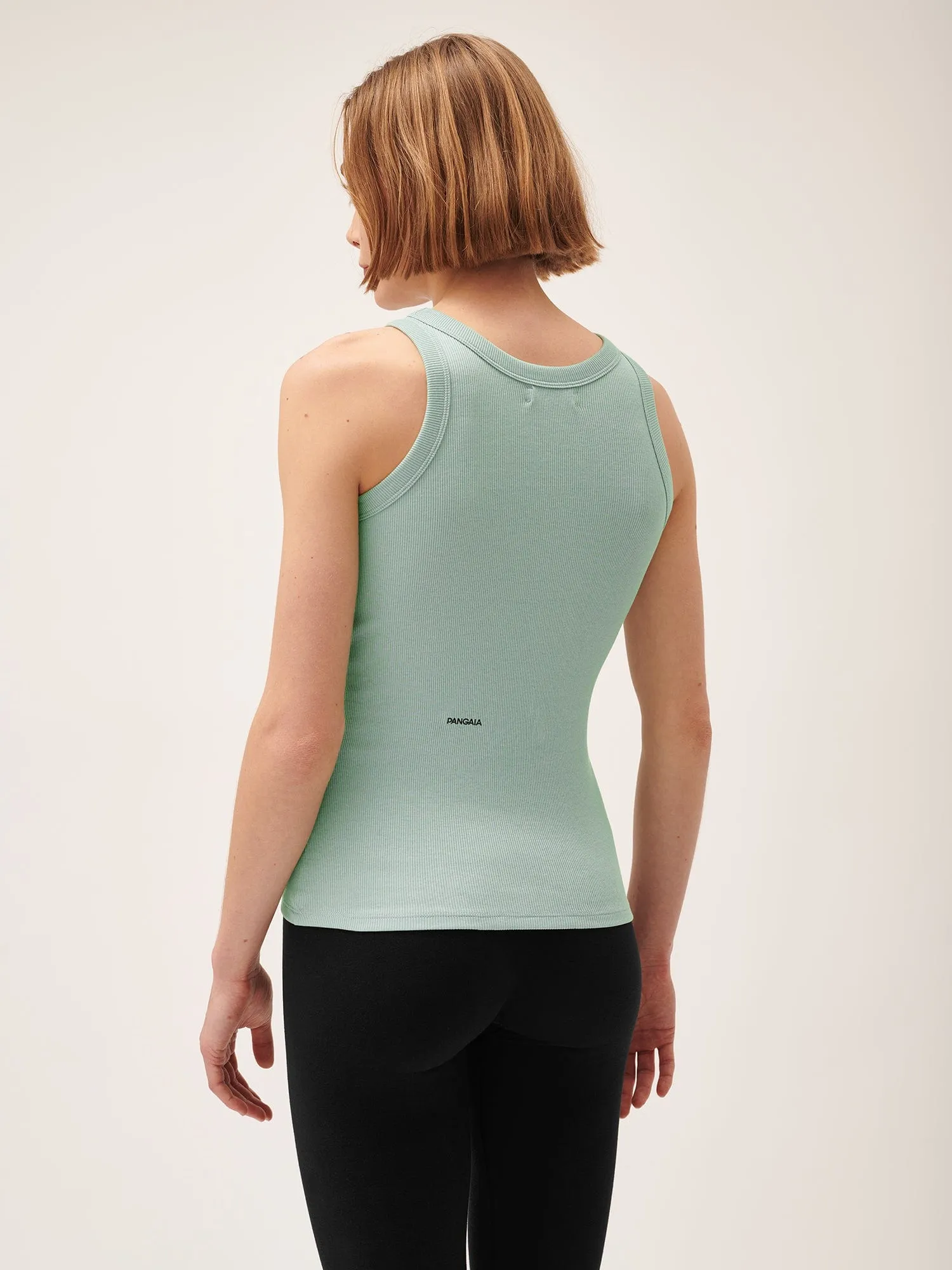 Women's 365 Lightweight Rib Tank Top—eucalyptus blue