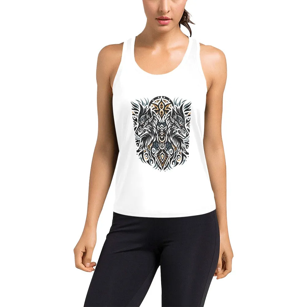 Women's Racerback Tank Top (Model T60)