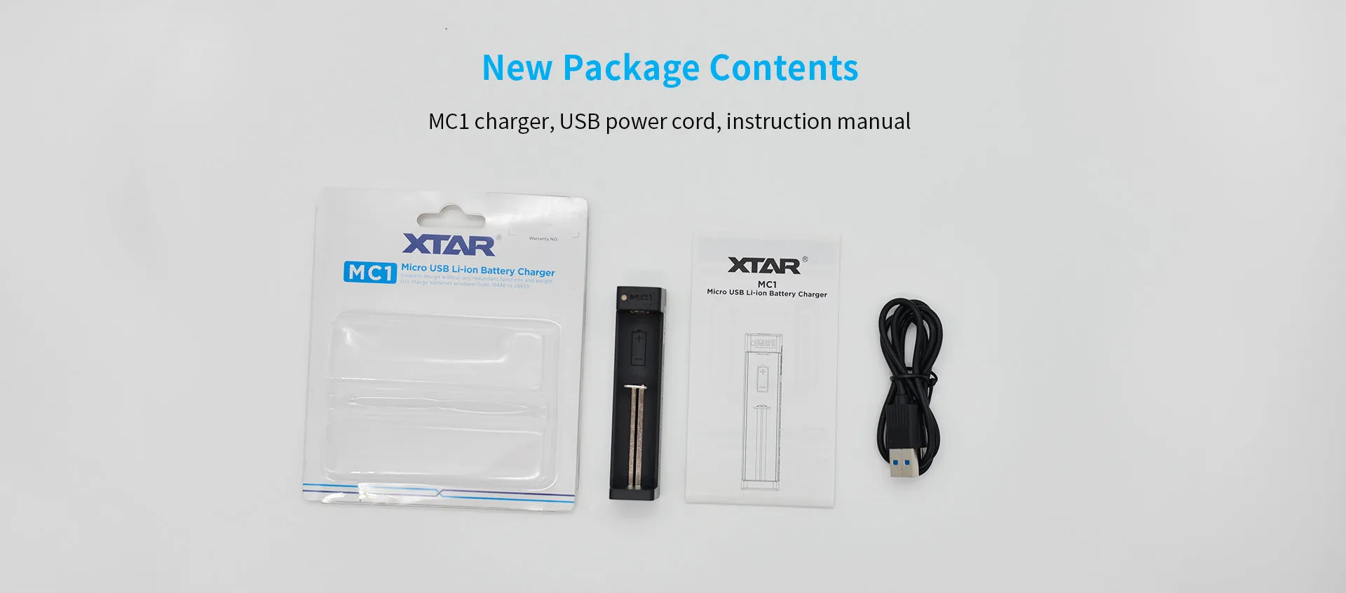 XTAR MC1 Single Bay Lithium-Ion Battery Charger